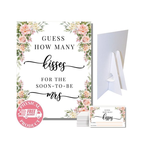 Bridal Shower Games - Wedding Shower Games - Bachelorette Games - Ideas Decor - Picture 1 of 4